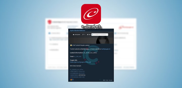 Şok iddia! 61 milyon kişinin e-Devlet bilgileri Dark Web’de satışa çıktı