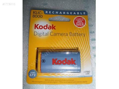  Orjinal KODAK KLIC-8000 pil Z612 Z712IS Z812IS