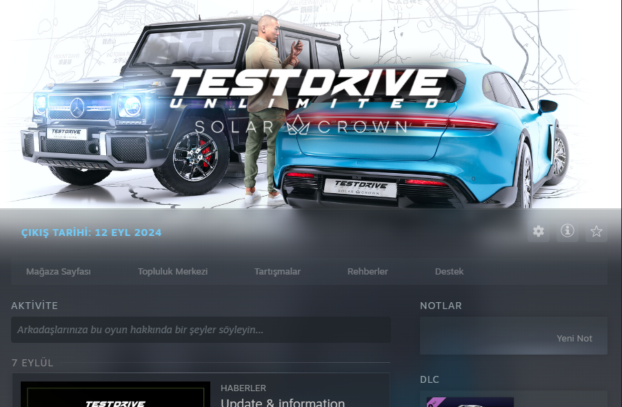 Test drive solar crown список машин