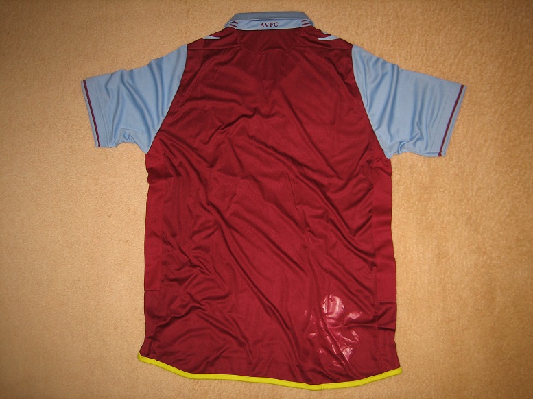 Maillot Aston Villa Home 2012-2013 L - SPRI FOOT