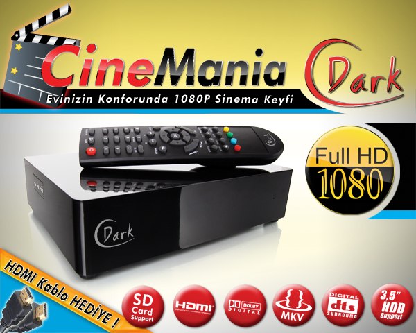  DARK CİNEMANİA 1080P MEDYA OYNATICI 2. BÜYÜK İNDİRİM SATILDI !!!