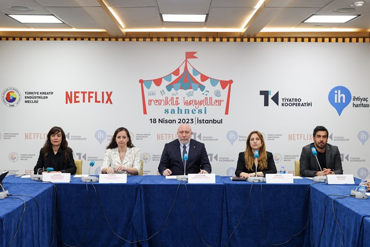 Netflix'ten depremzede çocuklar için yeni proje: Renkli Hayaller Sahnesi