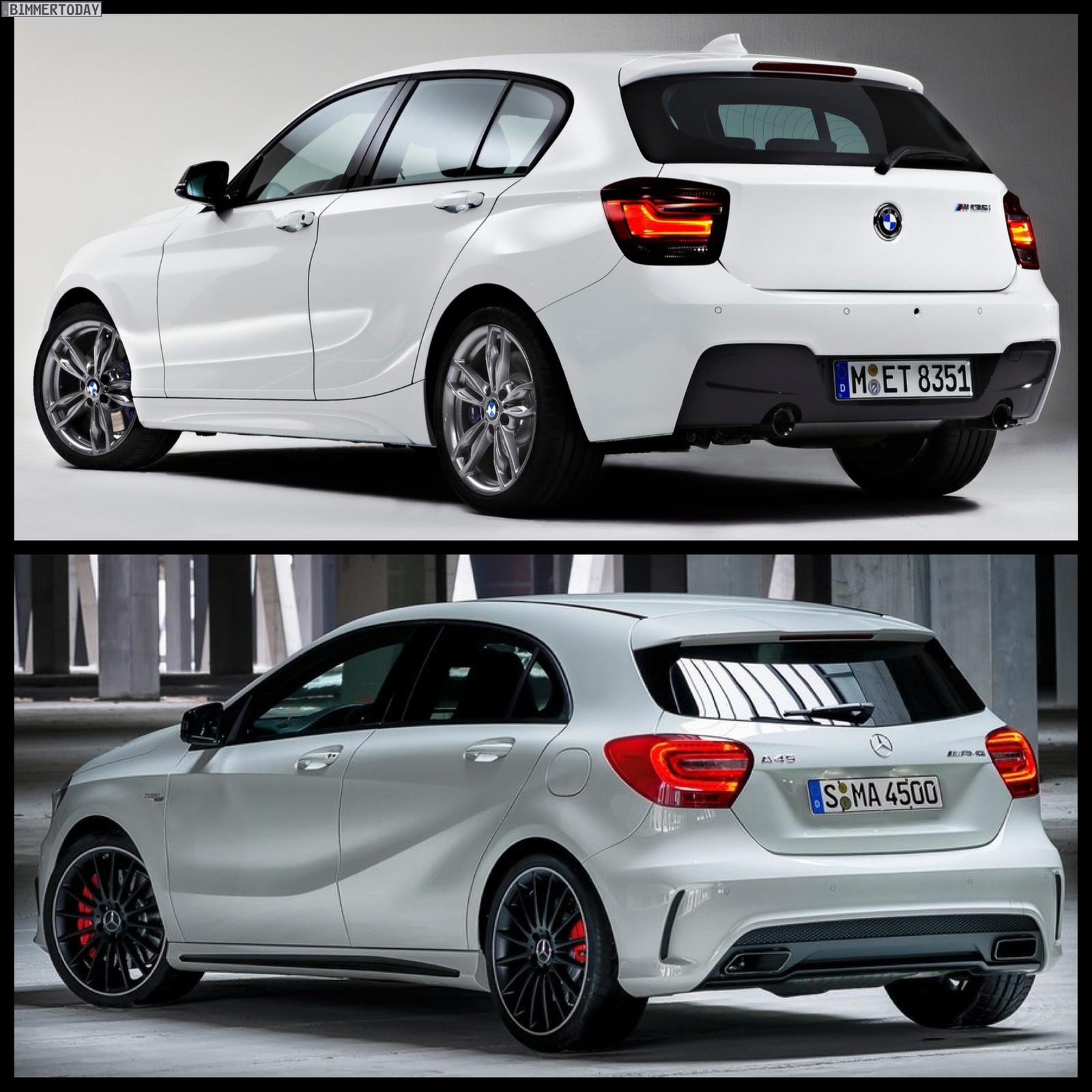  MERCEDES A45 AMG / BMW M135i