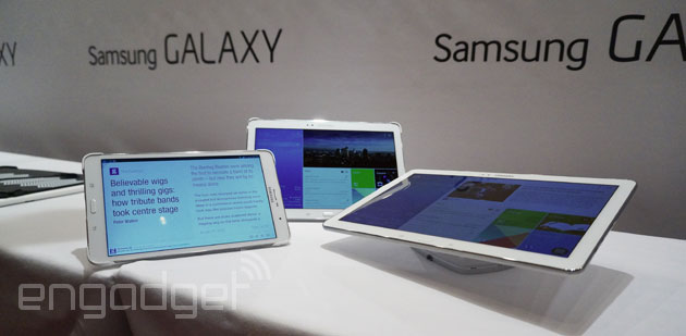  Samsung'dan CES 2014'de 4 yeni tablet