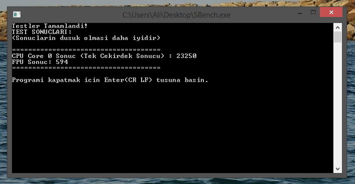  İşlemci FPU ve Tek Çekirdek CPU Performans Testi (Siz De Test Edin) [Güncel]