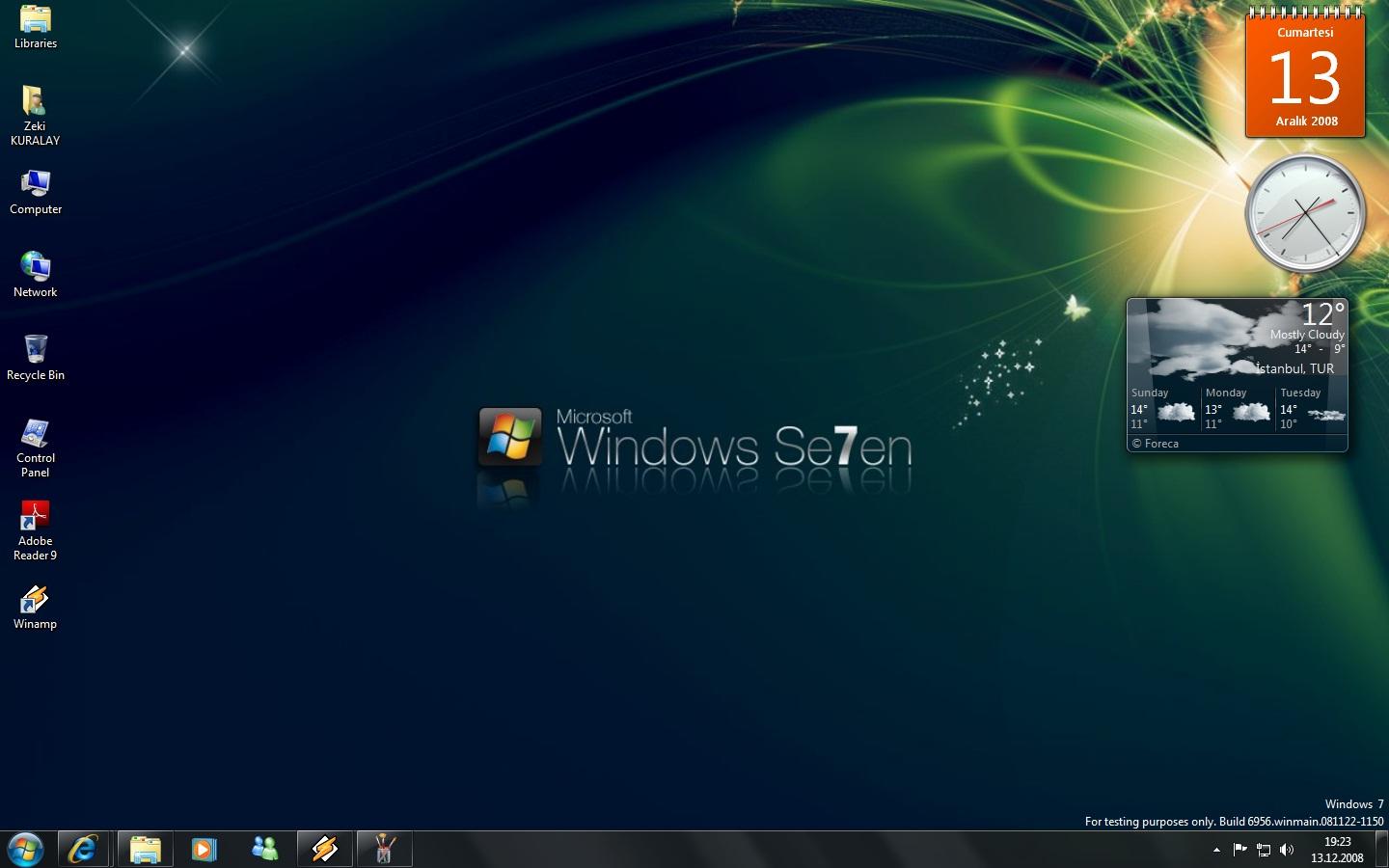  Windows 7 Seven Kullanıcıları
