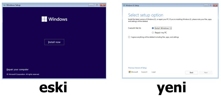 Microsoft, seneler sonra Windows kurulum ekranını değiştiriyor: İşte yeni tasarım