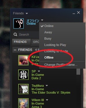  Steam oyun oynama durumu gizleme?