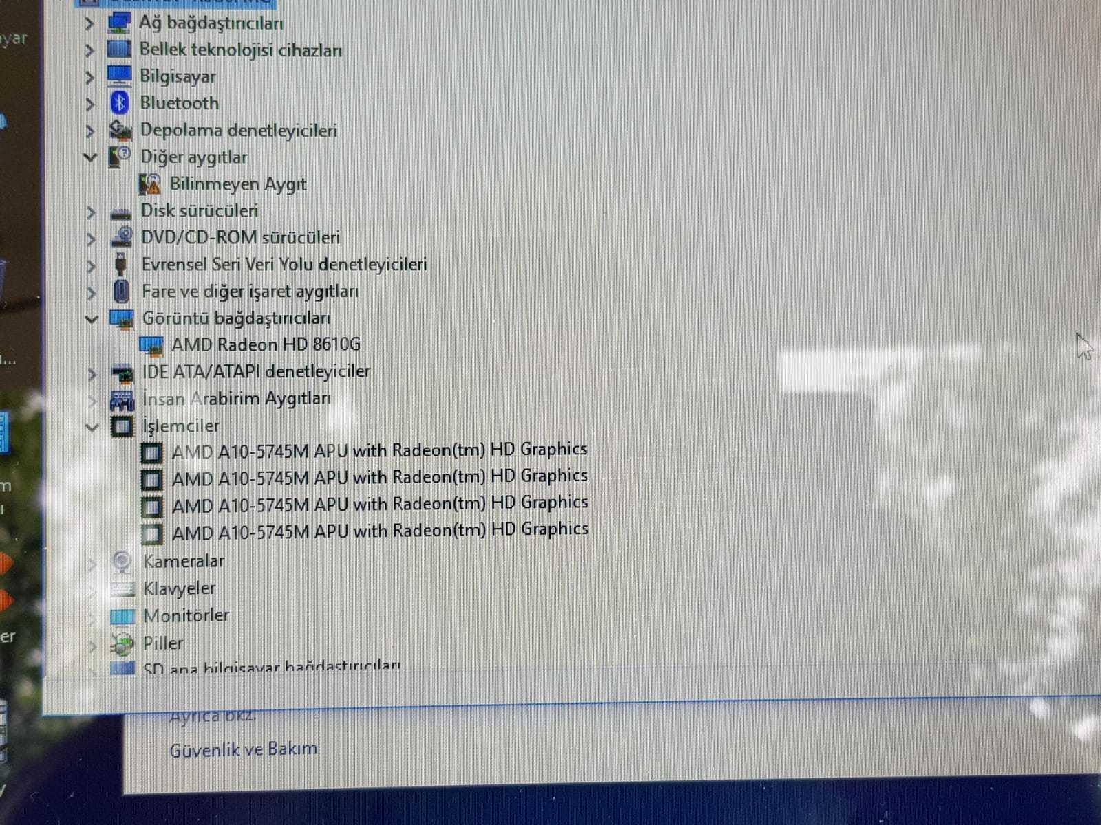 SATILIK 7 ADET DİZÜSTÜ PC