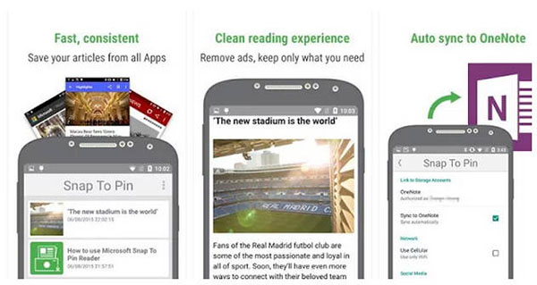 Microsoft, Android için Snap To Pin uygulamasını yayınladı