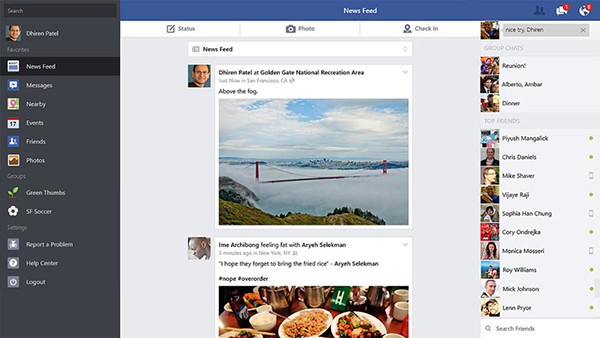 Facebook'un Windows 8.1 uygulaması yenilendi