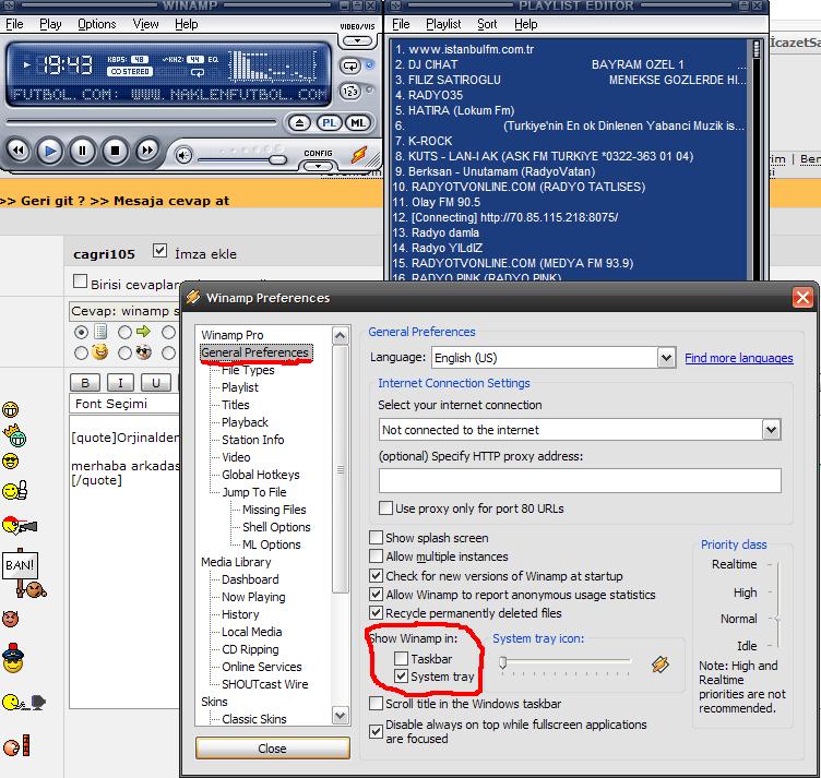 winamp sorun plz yardım