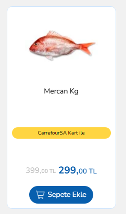 CarrefourSa Kart'la; indirimi yakala