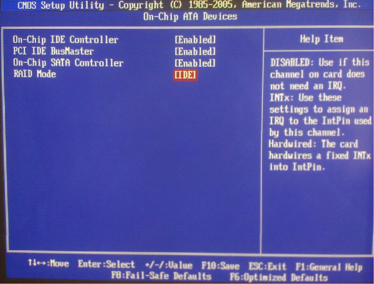  anakart'ta RAID sorunu??ACİL lütfen