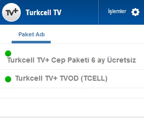  Turkcell TV ve Turkcell TV Plus