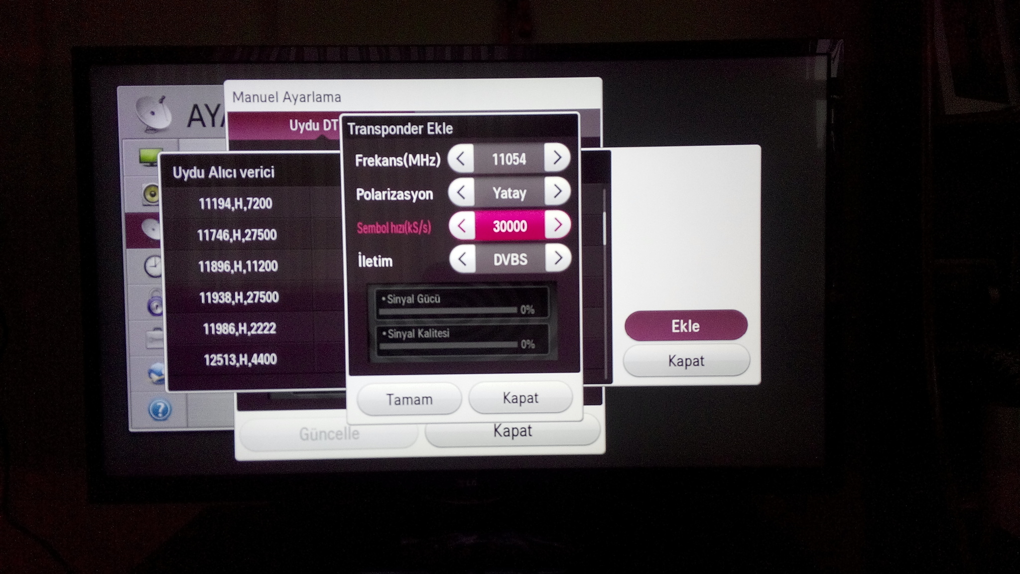  LG Smart TV Kanal Ekleme