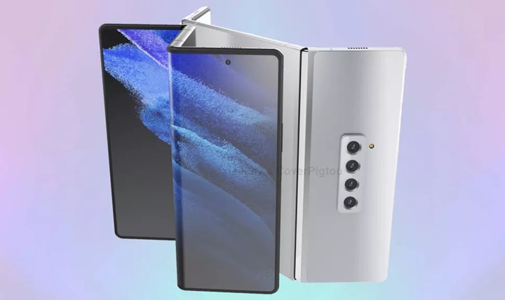Samsung Galaxy Z Fold 3 render görüntüleri, telefonun muhtemel iki farklı tasarımını ortaya koyuyor