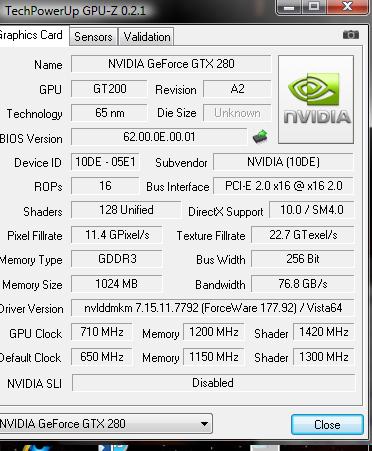  MSI GTX280 CRYSIS BENCHMARK'S - VANTAGE