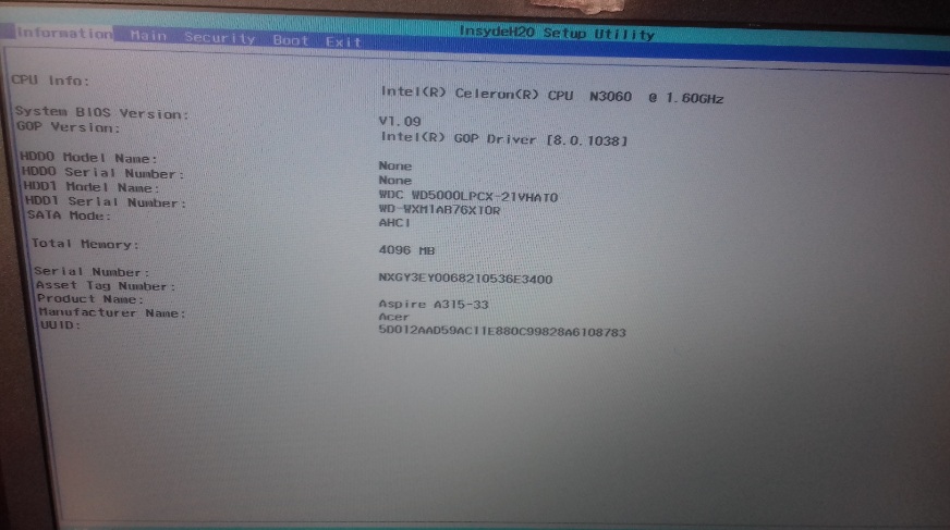 Uefi не видит жесткий. Acer Aspire 3 биос. UEFI BIOS Acer Aspire Boot. UEFI ноутбук Acer. UEFI dell 5000.