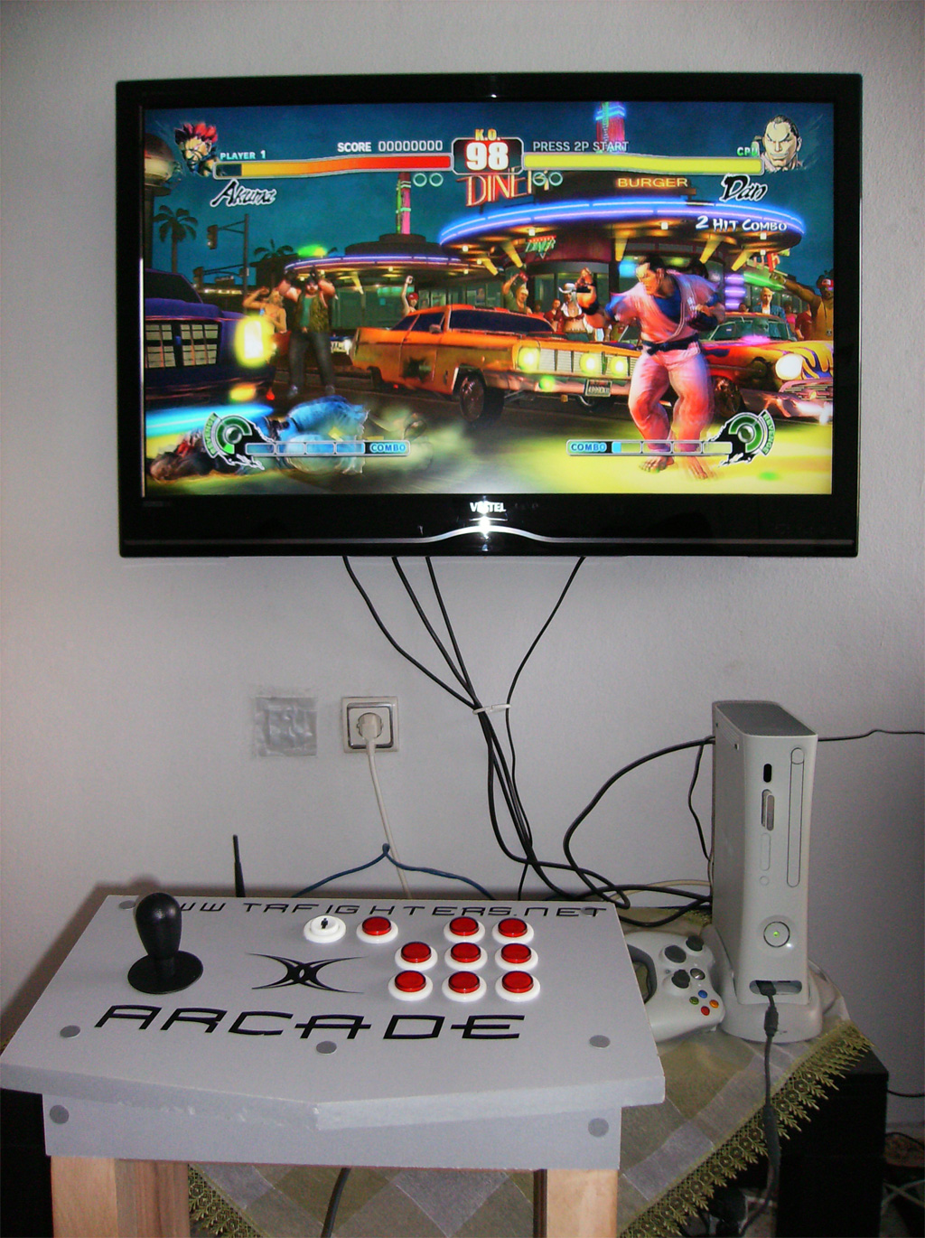  XBOX 360 için Arcade Joystick (Street Fighter 4 cülere özel)