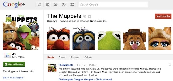 Google+ işletmeler ve markalar için sayfalar hizmetini başlattı 