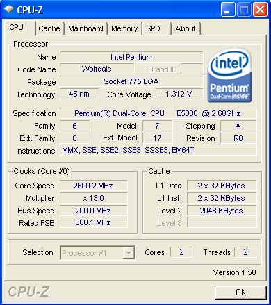  E5300 OC yardım