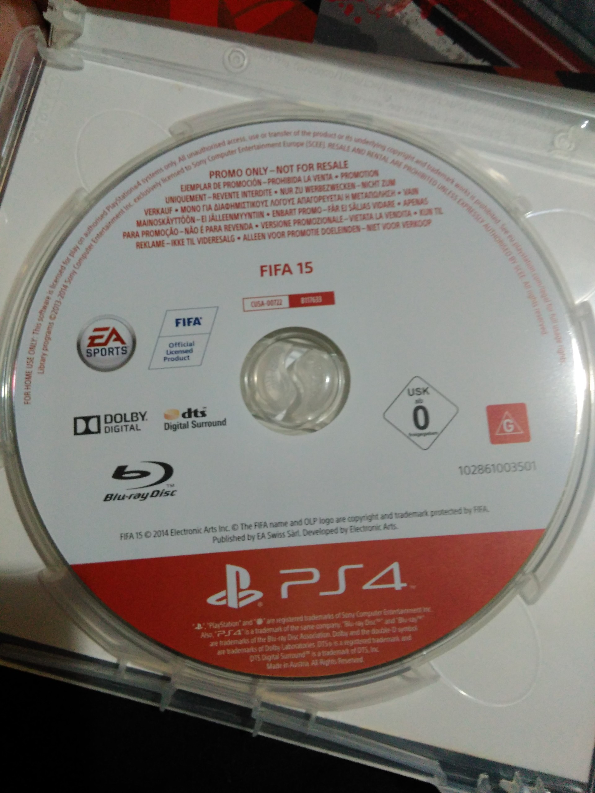  SATILIK  Fifa 15 PS4 Promo