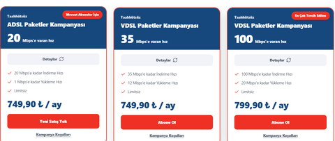 NETBONE [ANA KONU] - 749 ₺'DEN BAŞLAYAN FİYATLARLA- 1000Mbps'e kadar Sınırsız-KULLANICI KULÜBÜ