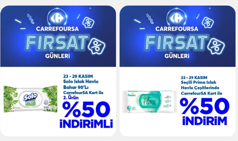 CarrefourSa Kart'la; indirimi yakala