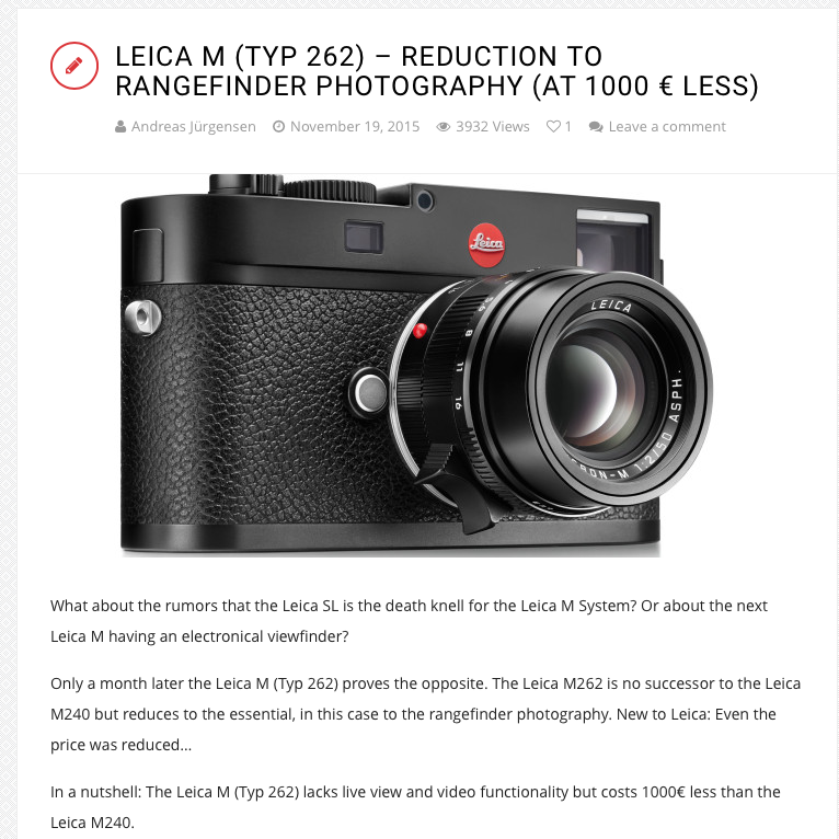  Leica M9 Macerası ve Leica bağımlılığı..