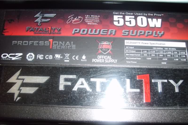  SATILIK OCZ 550W Fatal1ty modüler güç kaynağı