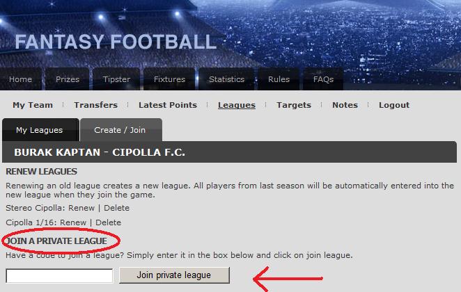  UEFA Champions League Fantasy Football 2009-10