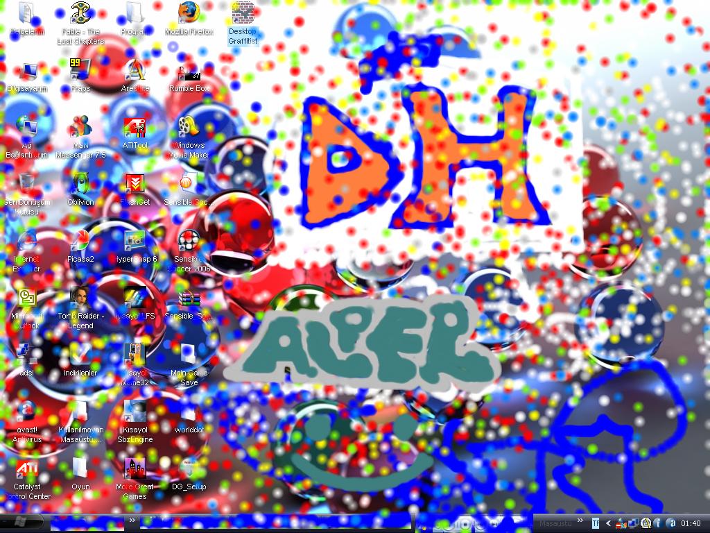  !!! Masaüstünde Kendi Grafitinizi Yapın !!!