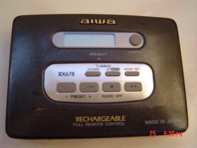  Aiwa Dijital Radyolu Walkman