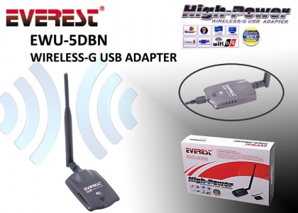  Everest EWU-5DBN USB Kablosuz Adaptör