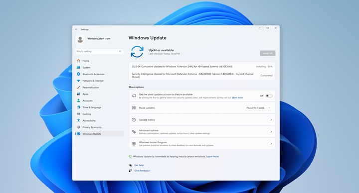 Windows 11'in oyunları açarken çökme sorunu için güncelleme yayınlandı