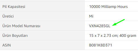 118 TL Xiaomi Redmi 20000 Mah 18W(5.1V-->3.6A) İki Giriş(microUSB+type-c) Çift USB Çıkış