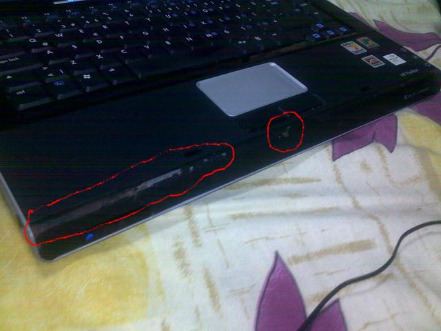  HP Pavilion dv5155 eu laptopumdaki hoparlör ızgaralarının boyası çıktı , yardım !!!