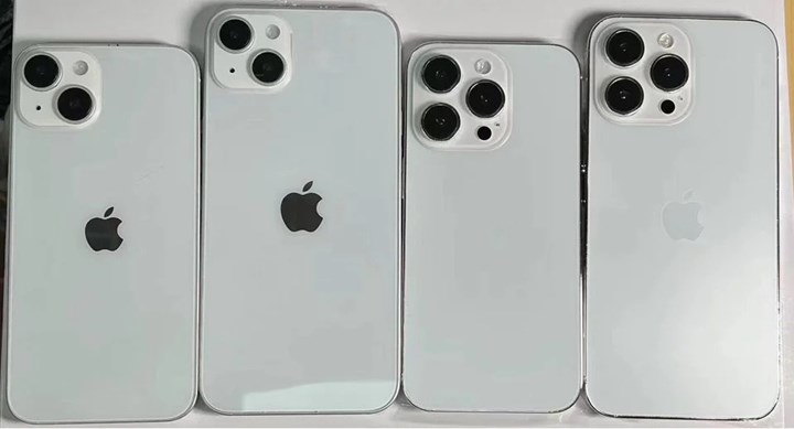 Cansız iPhone 14 modelleri, serinin yeni tasarımını gösteriyor