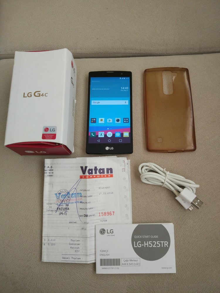 LG G4C, kutulu, faturalı, garantisi devam ediyor