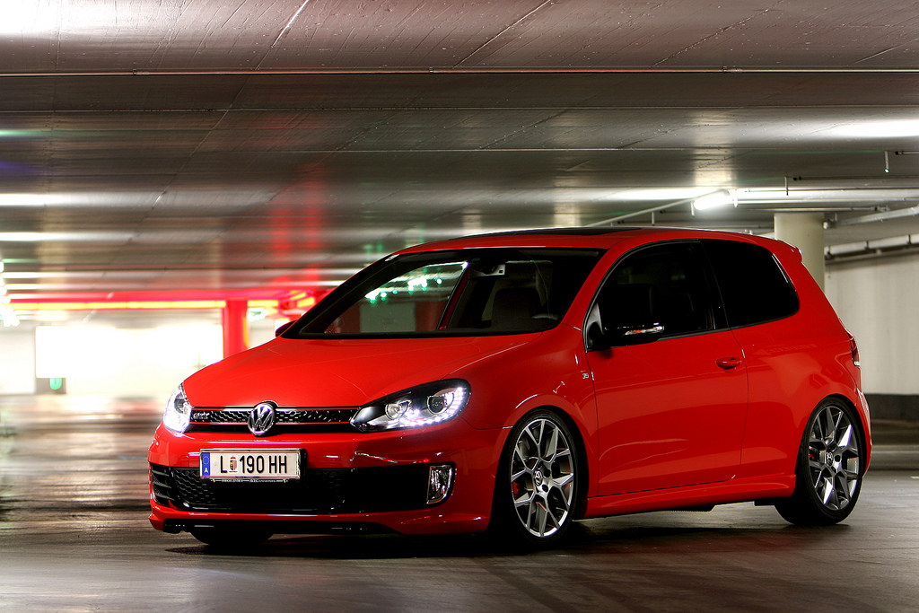 Golf 6 r красный