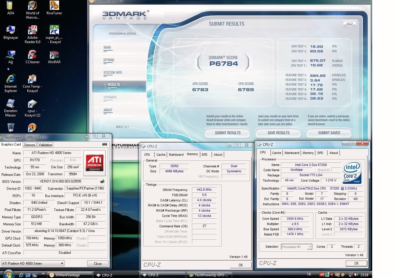  3DMARK VANTAGE SONUÇLARINIZ BURAYA