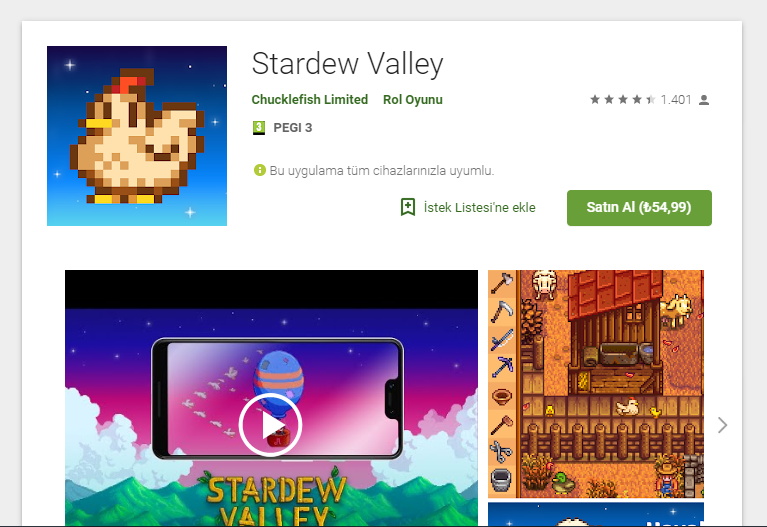 Stardew Valley Resmi Türkçe Dil Desteği (Android ve iOS için de Türkçe!)