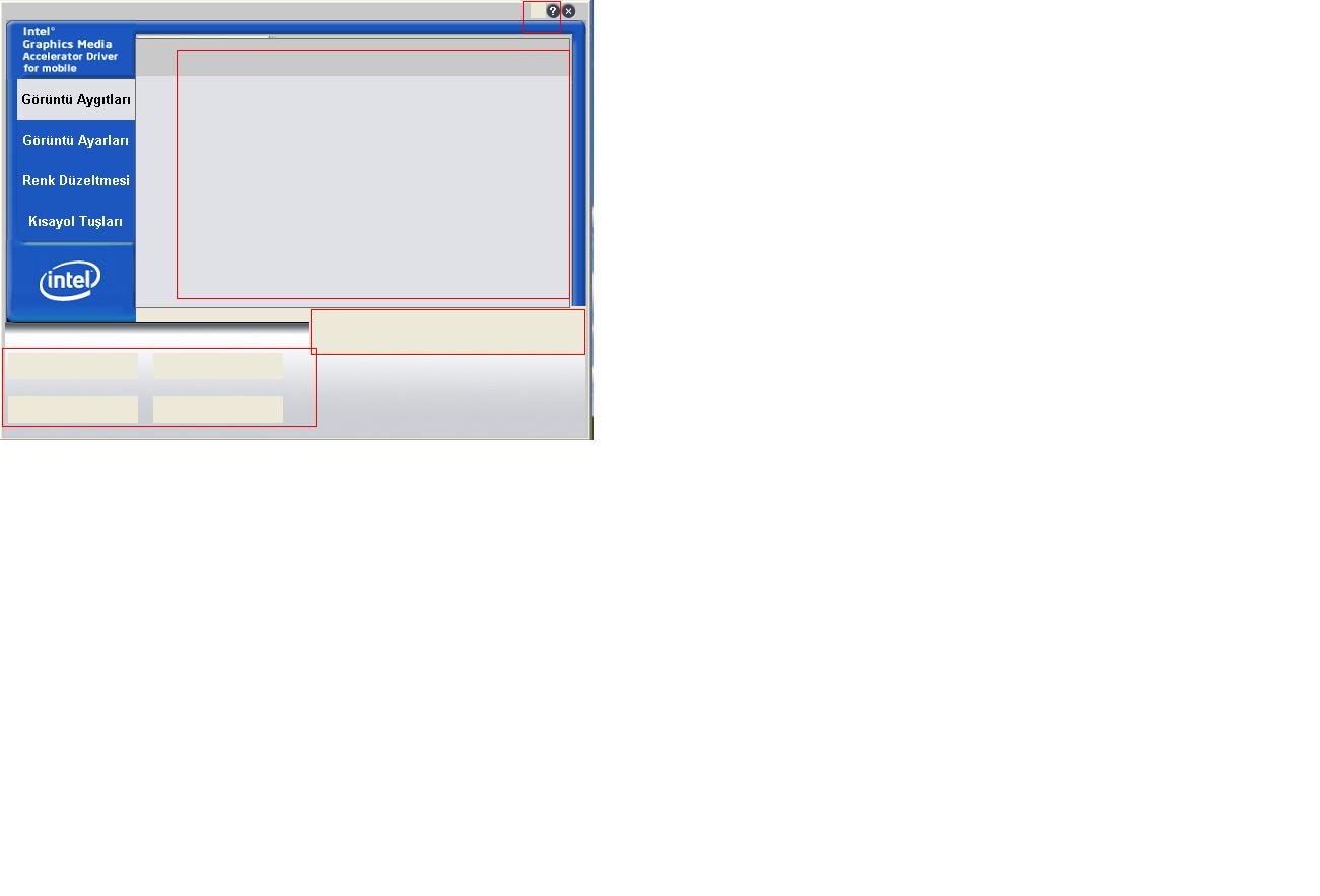  İntel Ekran kartı hatası LAPTOP