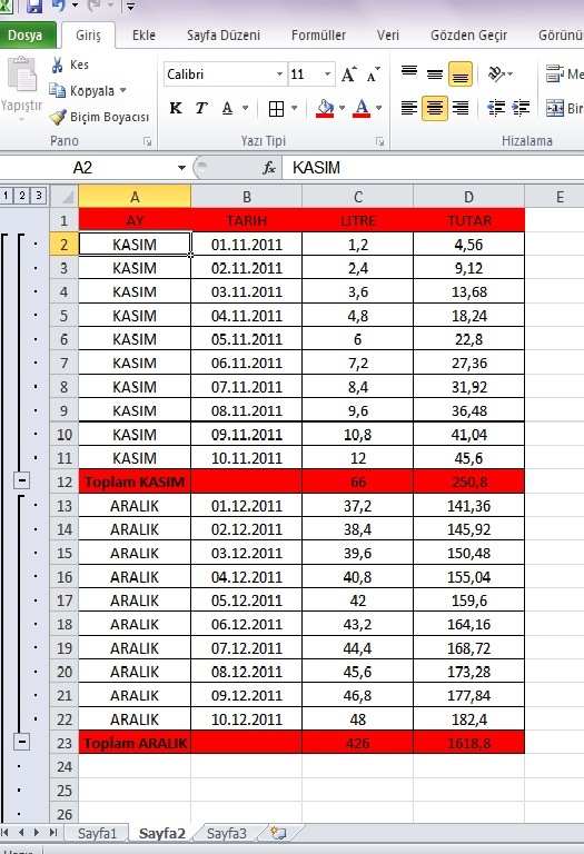  VBA & Excel ve Makrolar Örnekler Sorunlar