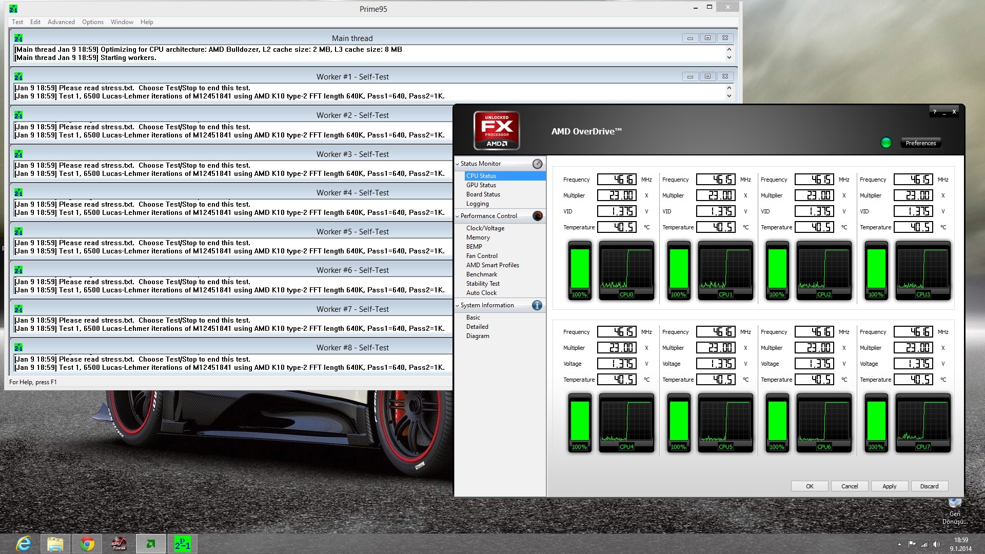  Asus M5A99X R2.0 AMD FX8350 O.C yardım