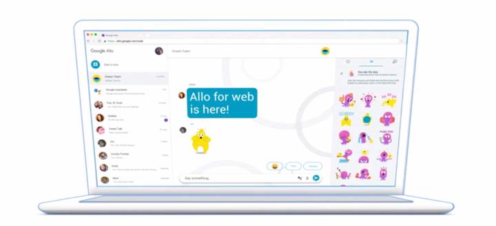 Google Allo da masaüstü platforma geldi