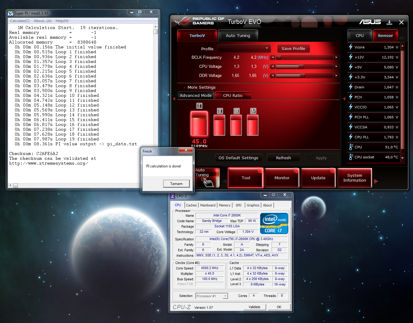  i7 2600K Overclock