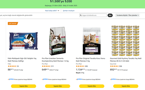 Kedi ve Köpek Mamalarında Sıcak Fırsatlar [ANA KONU]