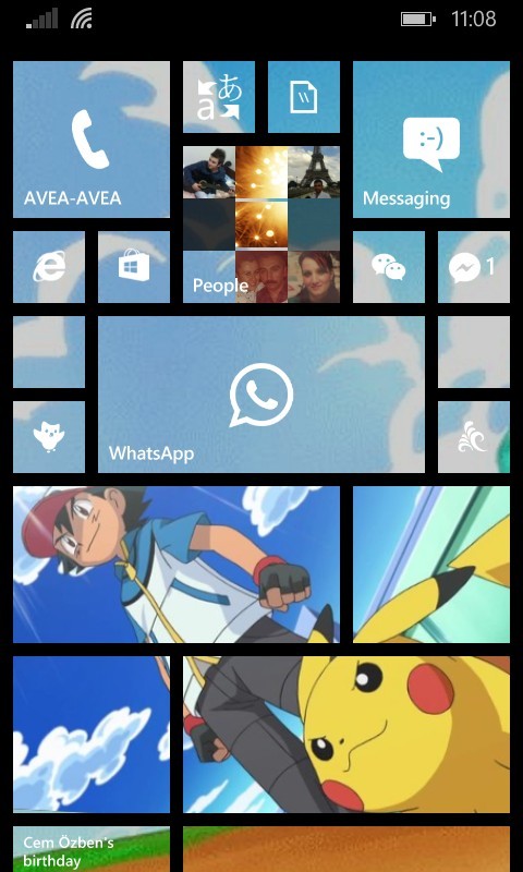  Windows Phone 8.1 Ana Ekranlarınız